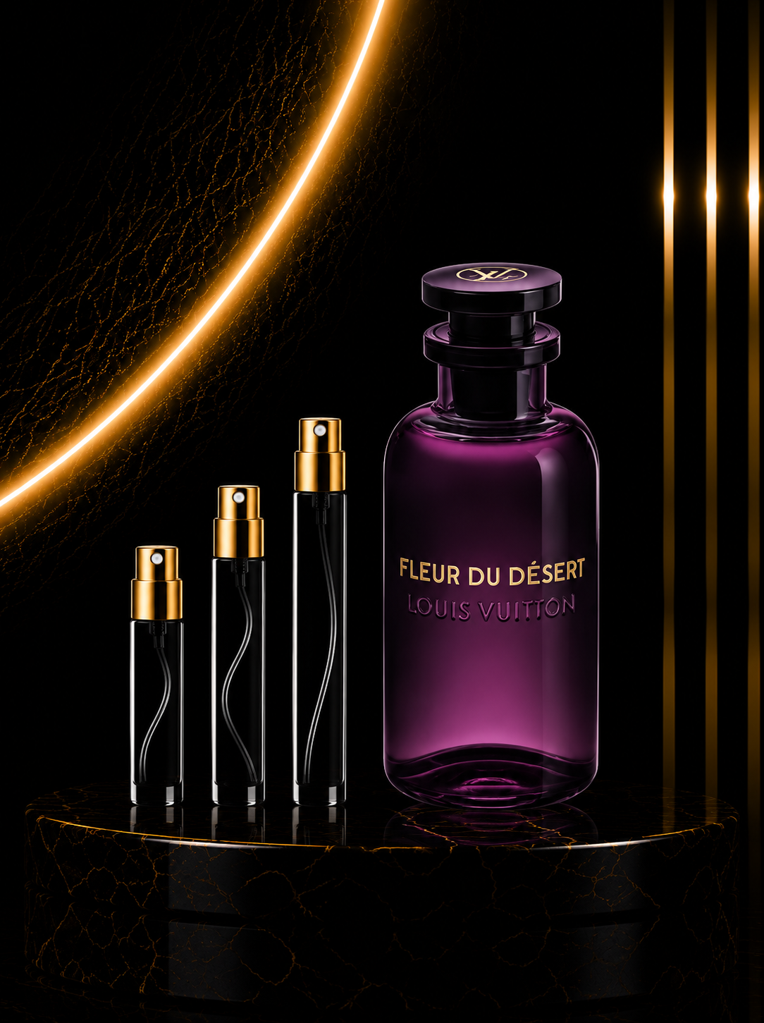 Fleur du Désert - Louis Vuitton - Parfum Unisexe en Décant | Braza