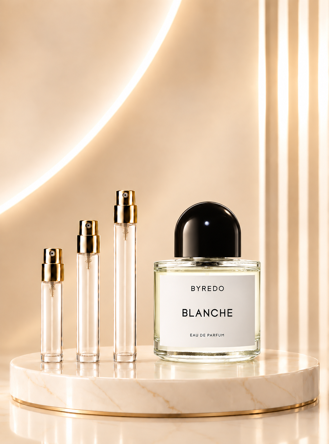 Décant Blanche Byredo, parfum en petite quantité