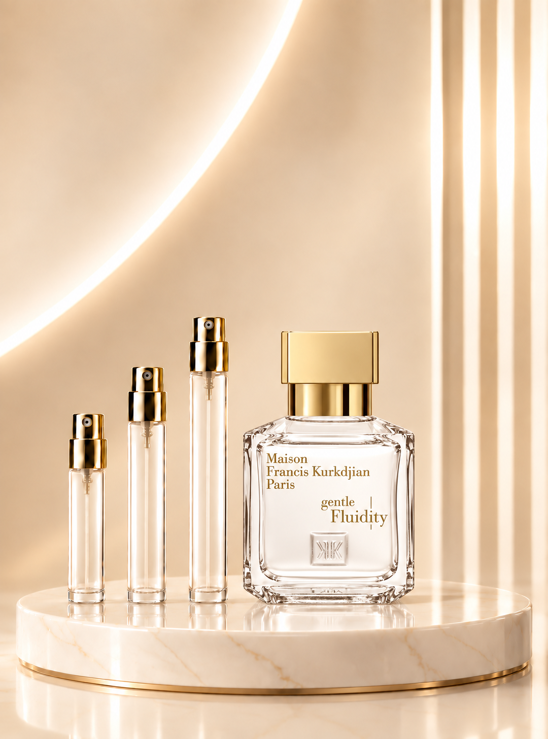 Décant Gentle Fluidity Gold Maison Francis Kurkdjian, parfum en petite quantité
