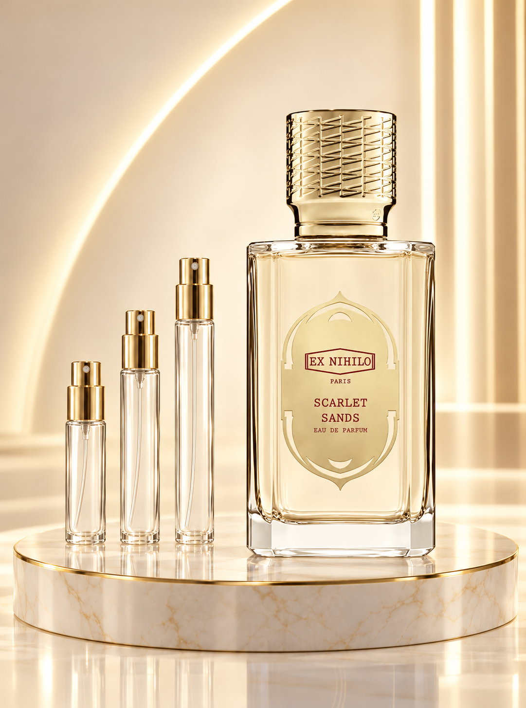 Décant Scarlet Sands Ex Nihilo, parfum en petite quantité